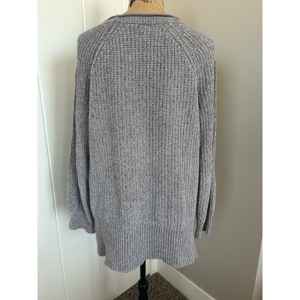 Ellen Tracey Crew Neck Knit Hi Low Hem Womens Sweater Size M - Picture 5 of 9